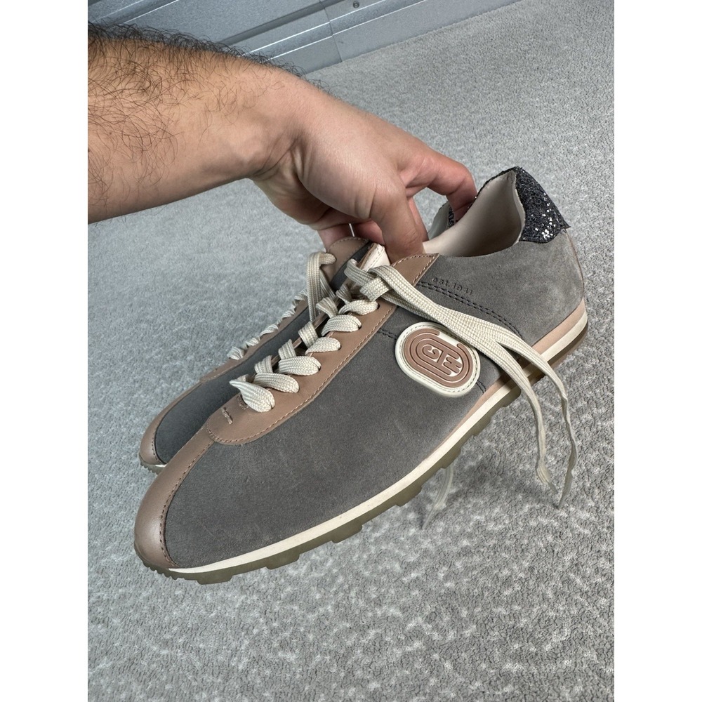 Coach Women's C170 Retro Runner With Coach Patch Gray Blush Glitter Size 9.5B - Picture 3 of 12